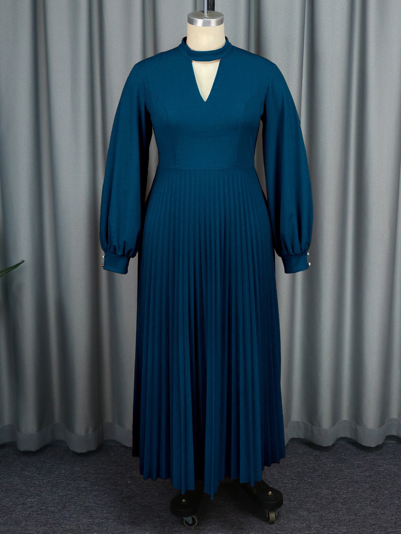 Small Stand Collar Banquet Dress Autumn Skirts