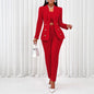 Women's Fashion Long Sleeve Small Outfit Three-piece Suits