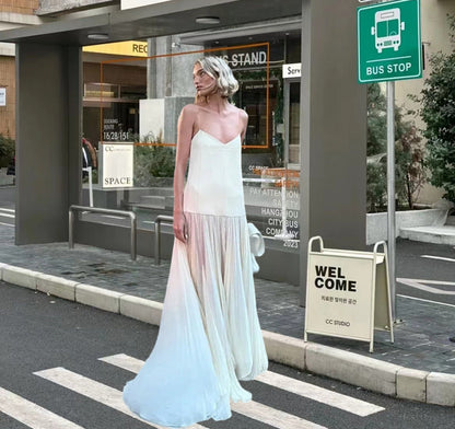 Drape Mid-length Fairy Temperamental Gentle Dress Dresses