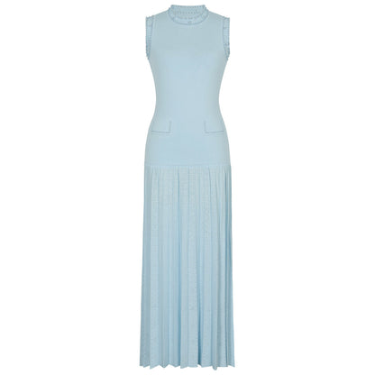 Bead Knitted Slim Fit Slimming Long Dresses
