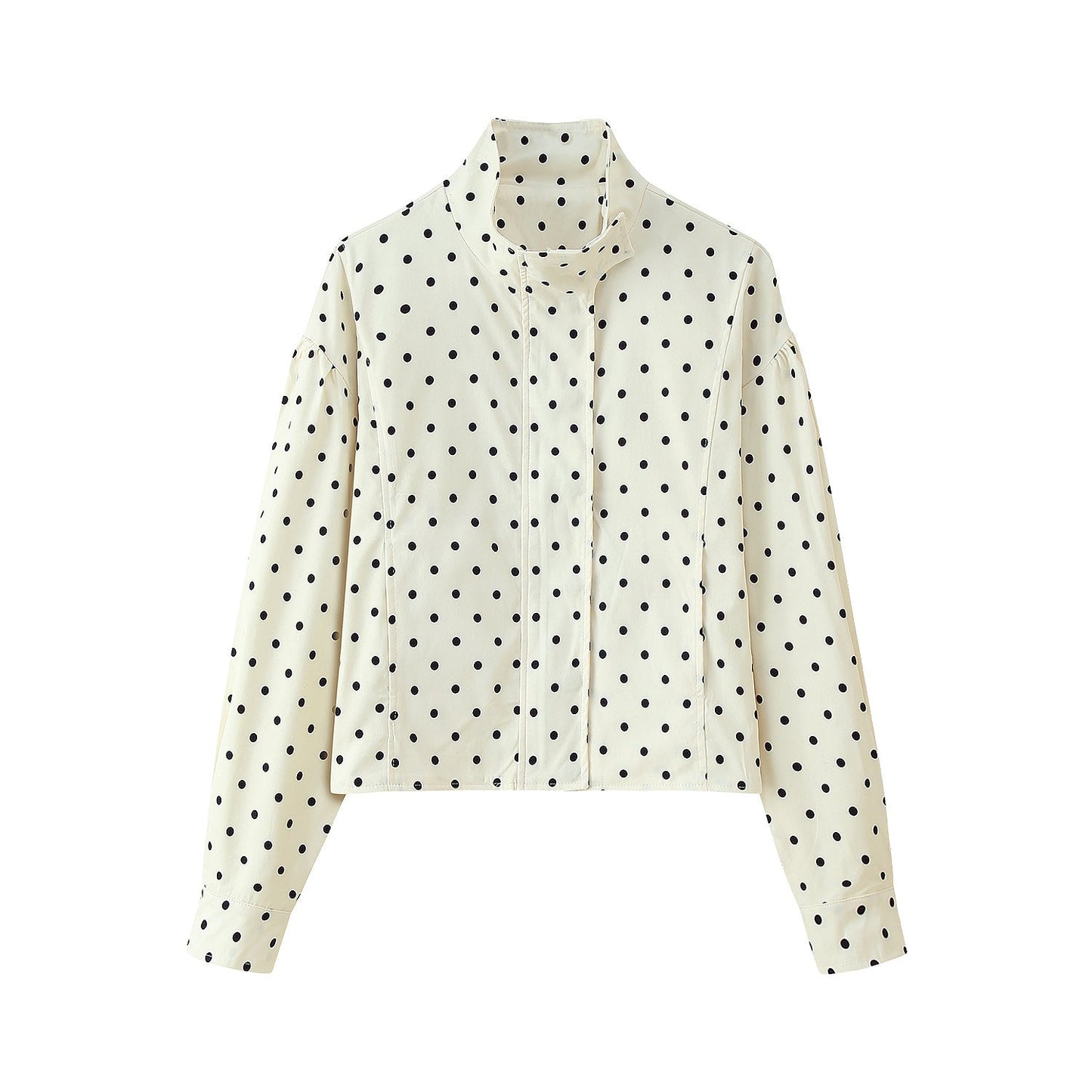 Summer Polka Dot Printed Long Sleeve Jackets
