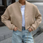 Women's Design Flight Fashionable Khaki Thick Stand Coats