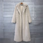 Women's Imitation Plush Furry Fur Extended Collar Coats