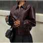 Women's Polo Collar Long Sleeve Street Cool Jackets
