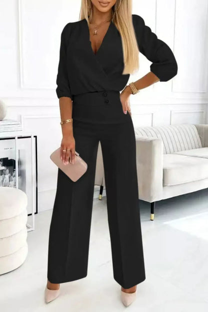 Women's Unique Cool Solid Color Trousers Suits