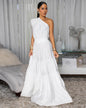 Women's Seaside Vacation Solid Color Shoulder Stitching Suits