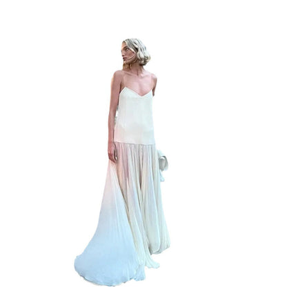 Drape Mid-length Fairy Temperamental Gentle Dress Dresses