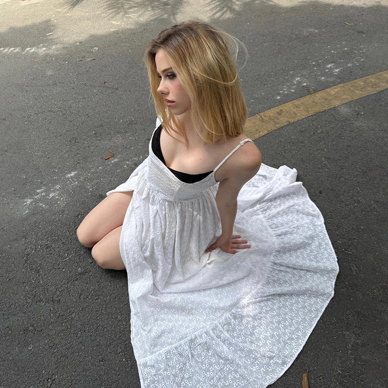 Women's Solid Color Slim Fit High Waist Dresses
