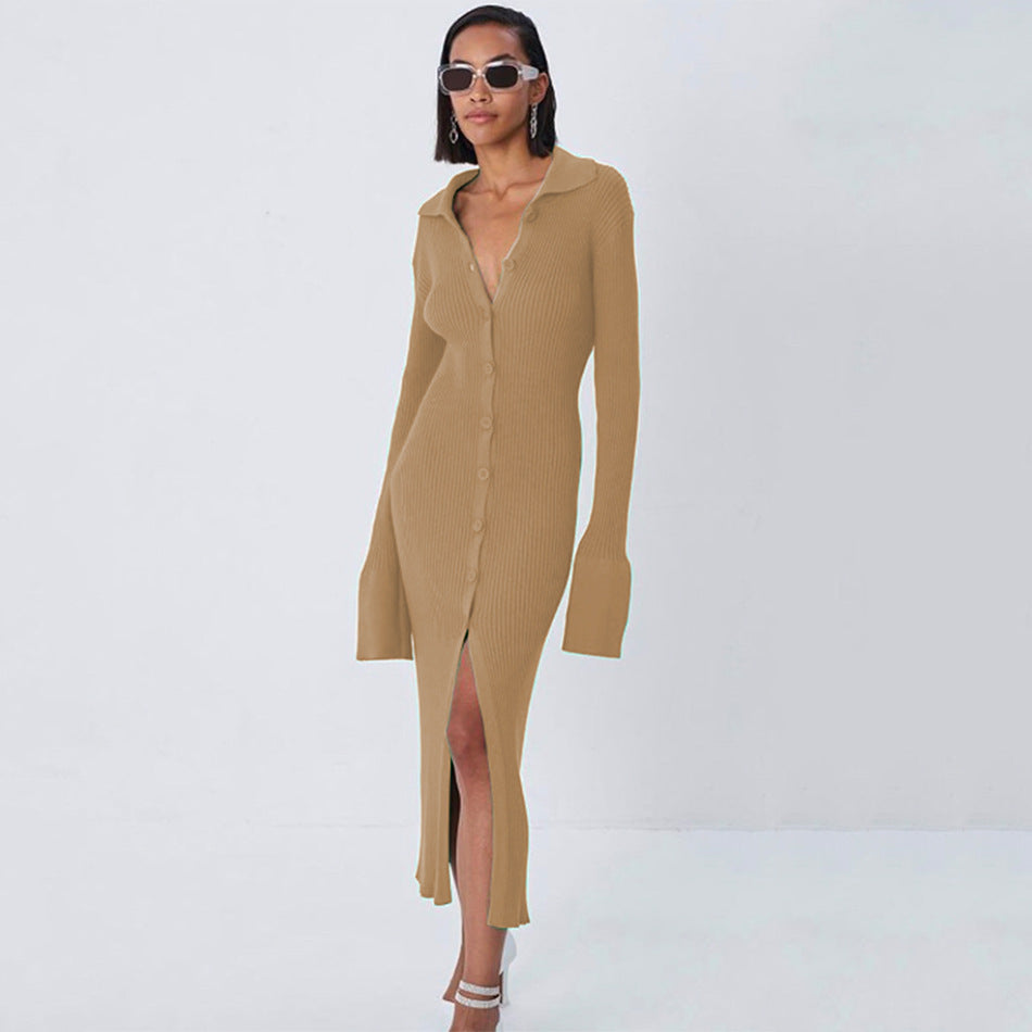 Women's Autumn Fashion Wear Long Sleeve Flared Sweaters