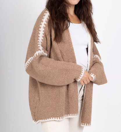 Women's Outer Wear Knitted Loose College Style Cardigans