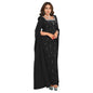Women's Fashion Wear Back Slit Cape Sleeve Dresses