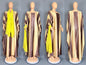 Women's Fashion Printed Satin Muslim Robe Party Dresses