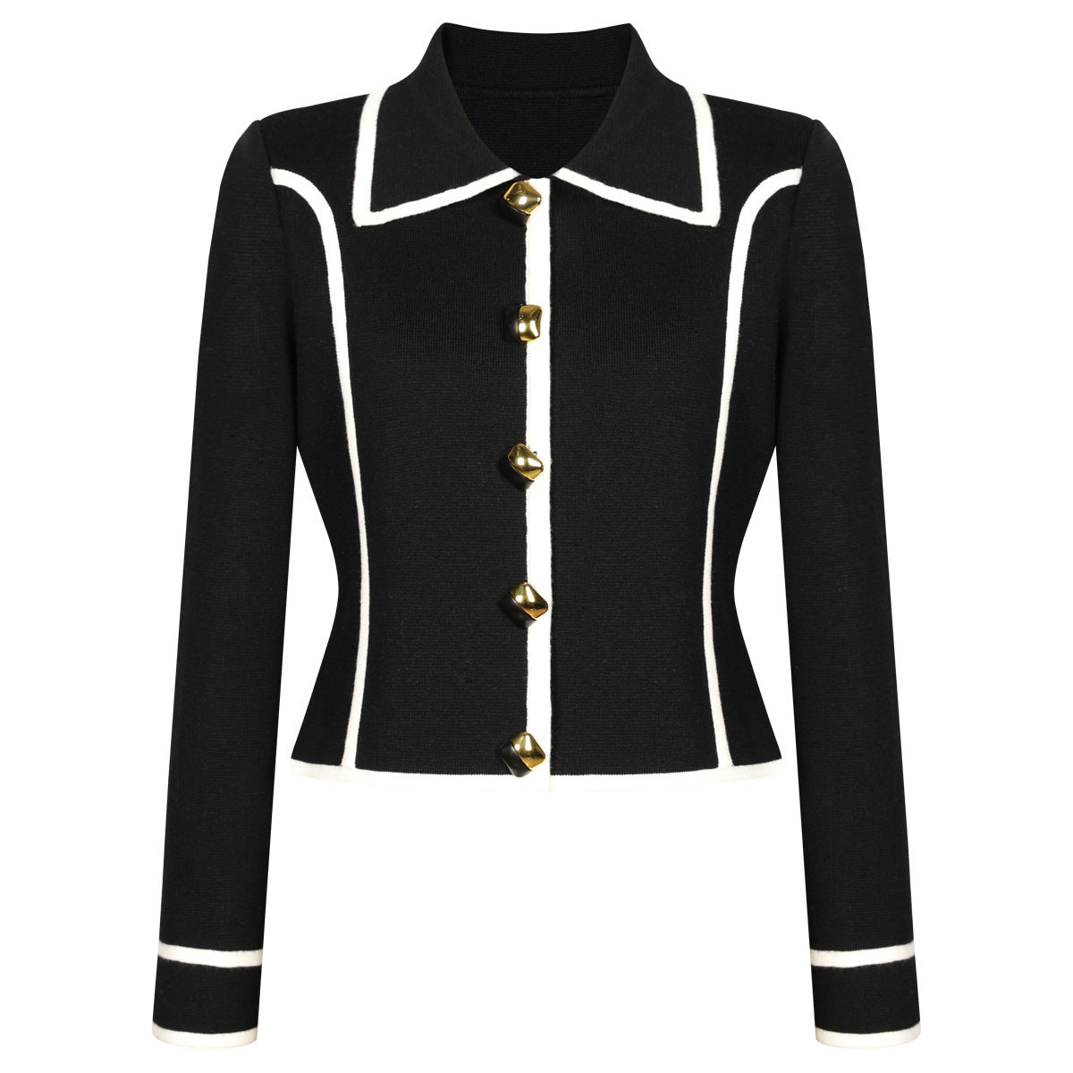 Creative Fashion Knitted Woolen Tup Straight Suits