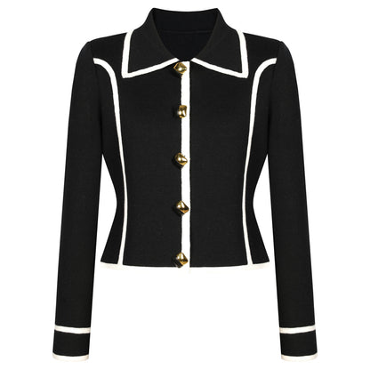Creative Fashion Knitted Woolen Tup Straight Suits