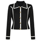 Creative Fashion Knitted Woolen Tup Straight Suits
