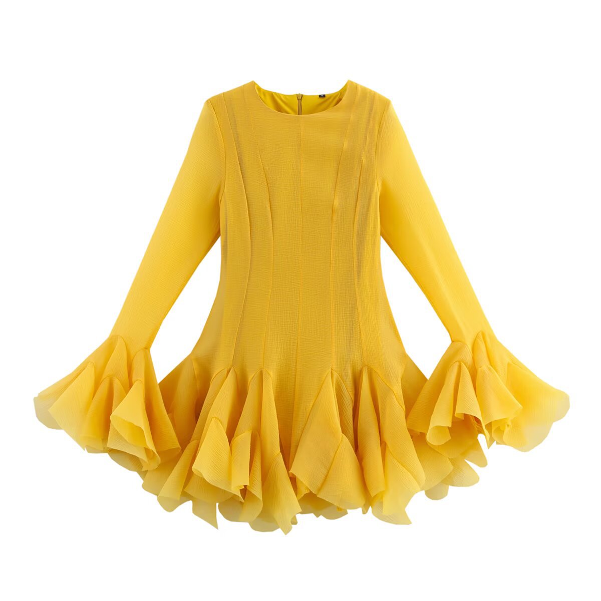 Women's Laminated Ruffles Tulle Tutu Dress Fairy Dresses
