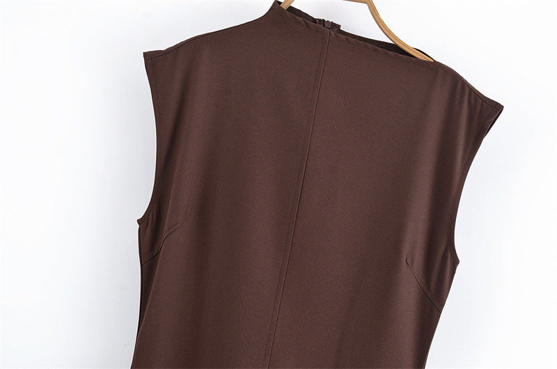 Women's Spring Sleeveless Casual Design French Fashion Dresses