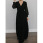 Women's Autumn Dress Long Elegant Multicolor Dresses