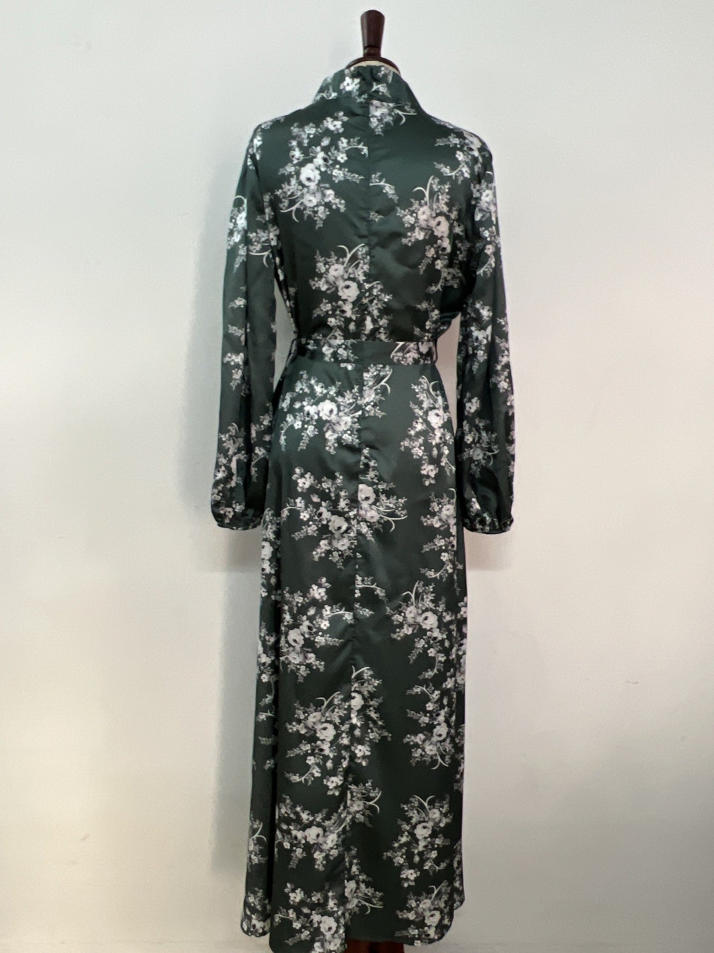 Elegant Dress Sweet Girdle Flower Satin Dresses