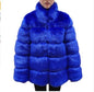 Women's Imitation Fur Fox Horizontal Stitching Artificial Coats