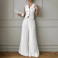 Women's Slouchy Fashion Pleated Two-piece For Suits