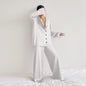 Women's Silk Comfort Breathable Two-piece Set French Suits
