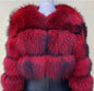 Women's Beautiful Winter Fur Imitation Stitching Coats