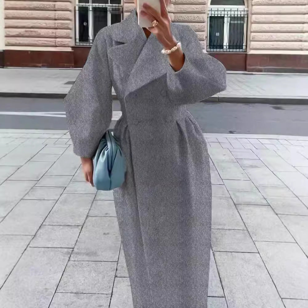 Vintage Court Style Lantern Sleeve Large Coats
