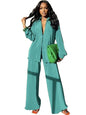 Women's Fashion Elegant Casual Solid Color Trousers Suits