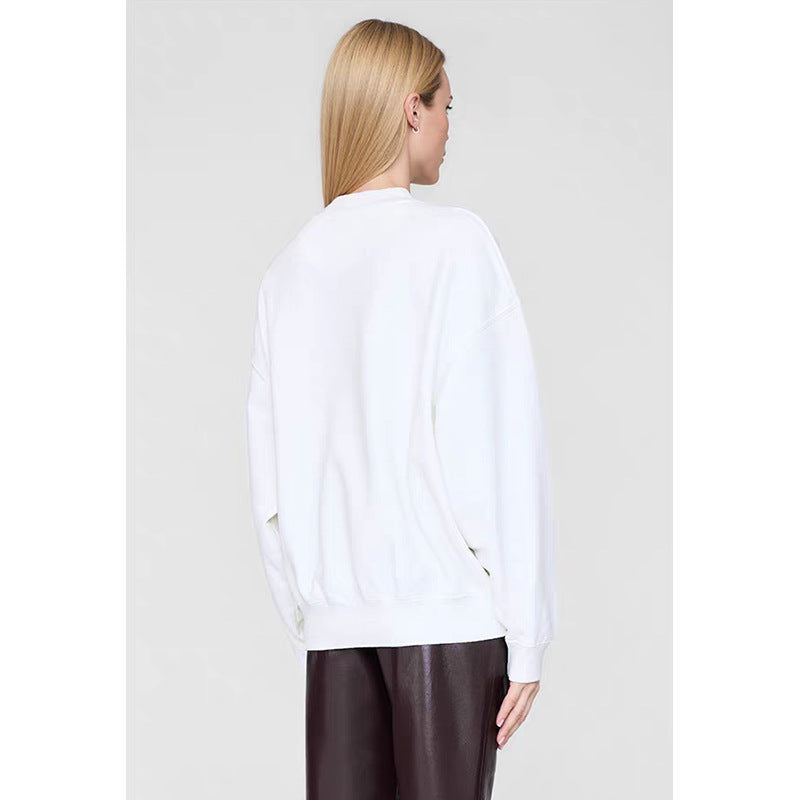 Women's North American Niche Classic Letter Printed Fleece Cotton With Sweaters