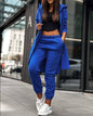 Women's Comfortable Fashion Casual Fleece Hooded Suits