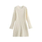 Women's Slouchy Fashion Thread Knitted Dress Dresses