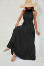 Women's Summer Halter Ruffled Long Dress Dresses