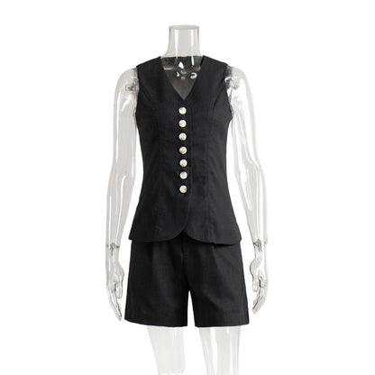 Women's Cotton Linen Summer Commuter Casual Suits