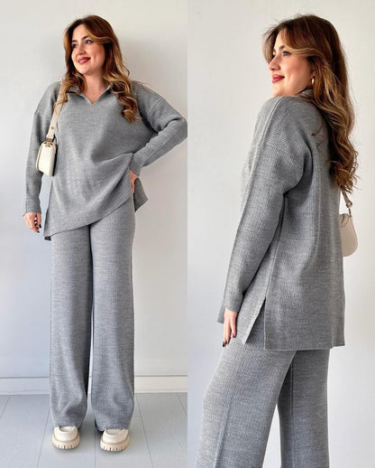 Women's Autumn Solid Color Fashion Lapel Loose Suits