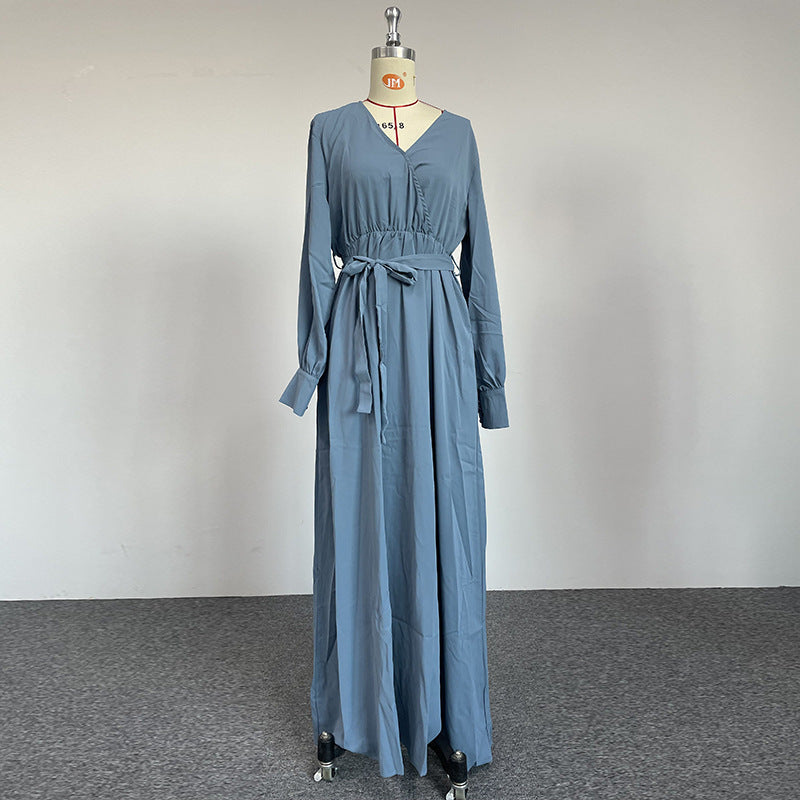 Women's Autumn Dress Long Elegant Multicolor Dresses
