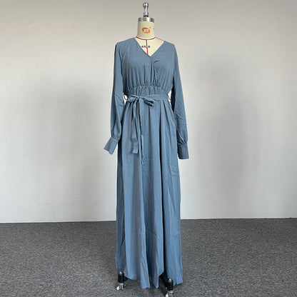Women's Autumn Dress Long Elegant Multicolor Dresses