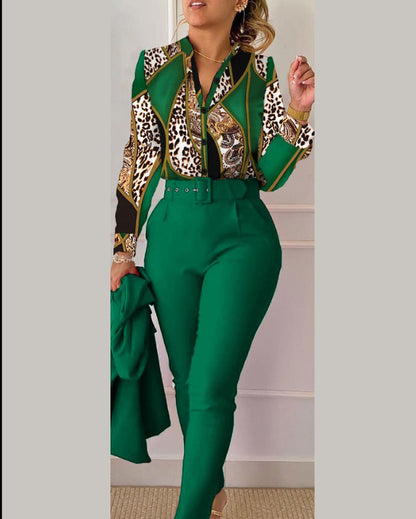 Women's Fresh Polyester Long Sleeve Fashion Casual Suits