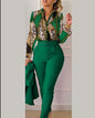 Women's Fresh Polyester Long Sleeve Fashion Casual Suits