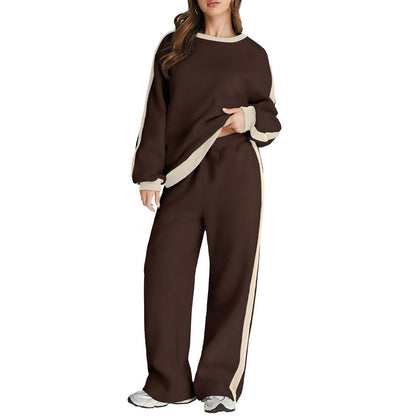 Leisure Simple Graceful Color Matching Long Suits
