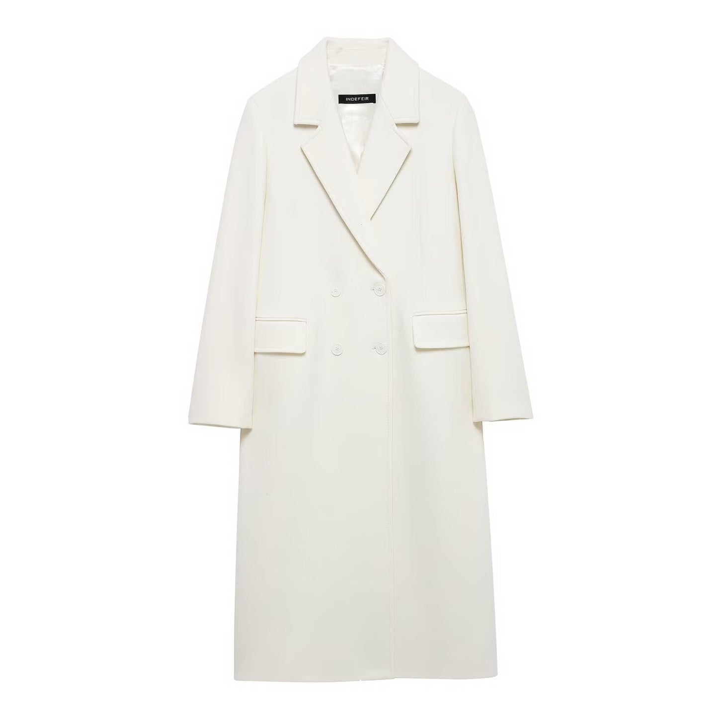 Women's Fashion Casual Temperament Mid-length Woolen Overcoat Coats