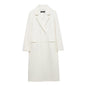 Women's Fashion Casual Temperament Mid-length Woolen Overcoat Coats
