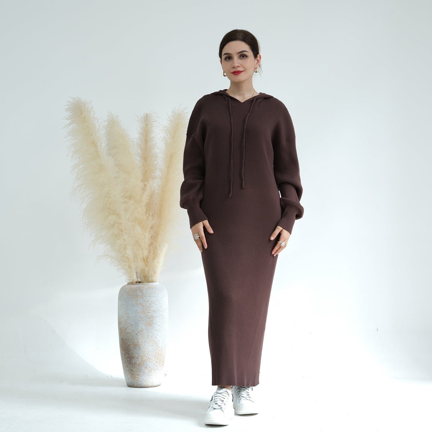 Classic Comfortable Thickened Knitting Loose Dress Dresses