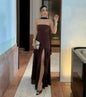 Irregular Tube Tied Dress Female Summer French Tops
