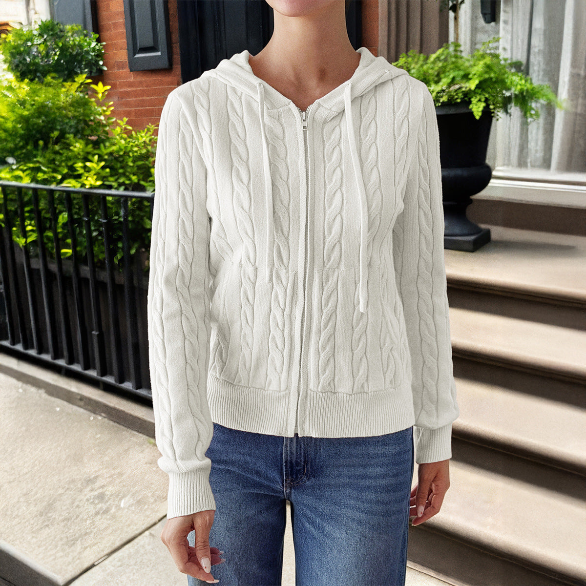 Women's Beautiful Versatile Casual Woolen Long-sleeved Sweaters