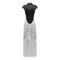 Women's Summer Tassel Sequin Long High Waist Suits