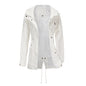 Women's Cotton Anorak Loose Solid Color Coats