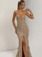 Women's Dress For Pure Color Split Sexy Dresses