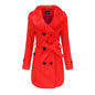 Women's Winter Big Fur Collar Double-faced Goods Coats
