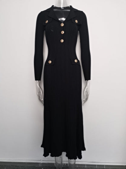 Early Spring Long Sleeve Collar Metal Suits